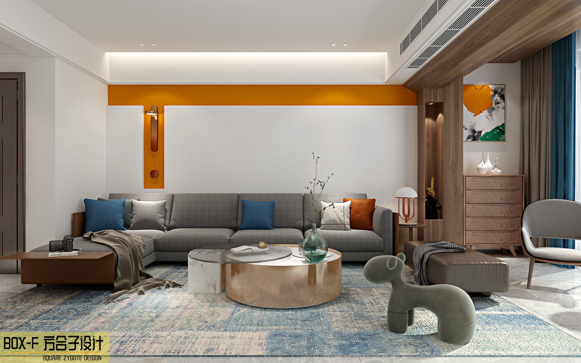 1422㎡现代简约空间设计丨方合子设计-6