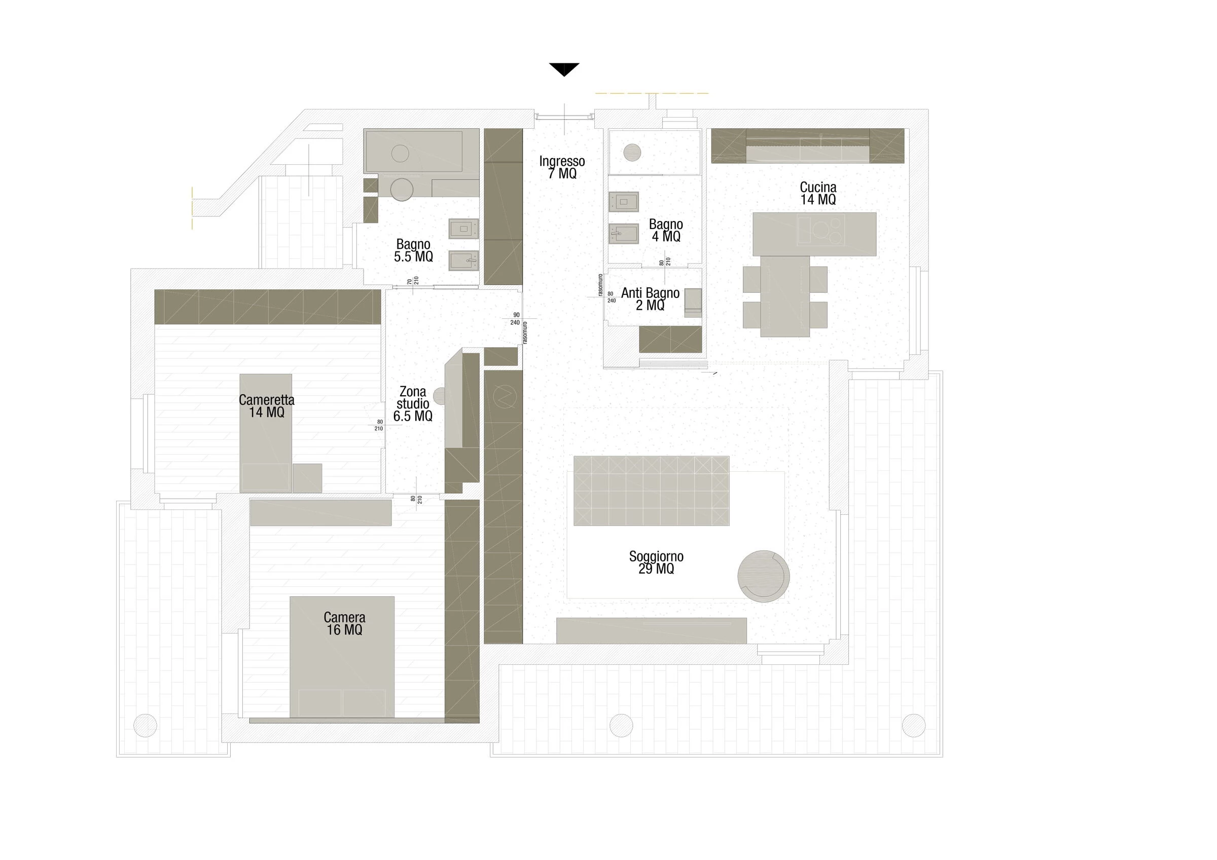 费尔公寓丨意大利都灵丨kkarchitecture-50