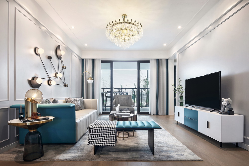 永州滨江新城现代轻奢样板房-6