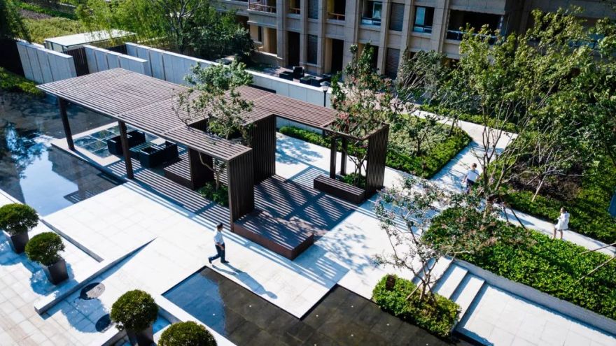 现代东方美学融入南通星光域二期五期景观设计-60