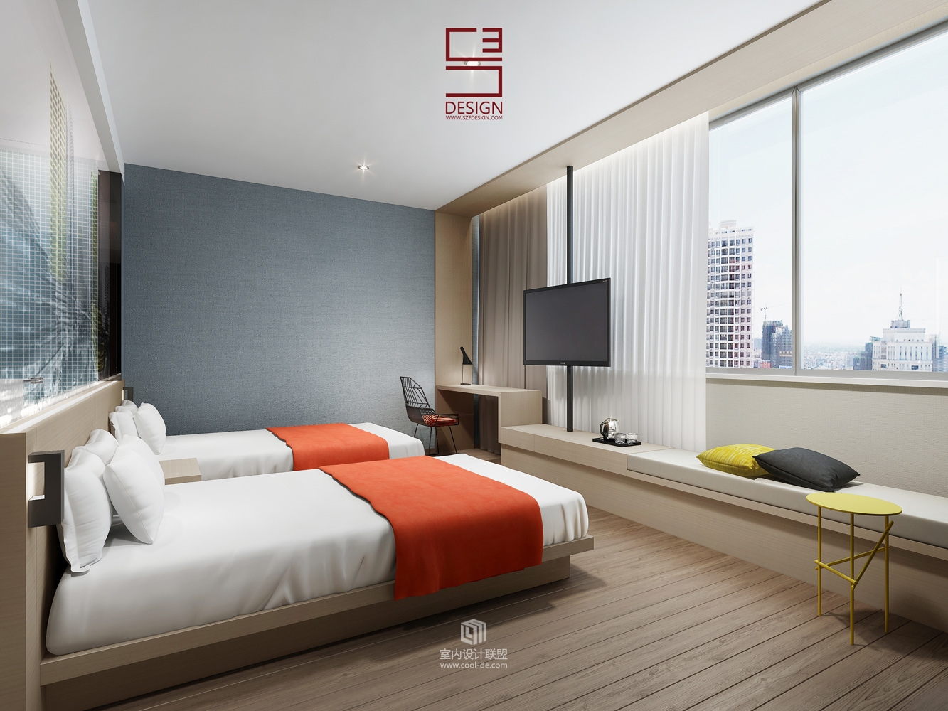 舍宅坊 讲究生活体验 先来一波亚朵酒店效果图~-39