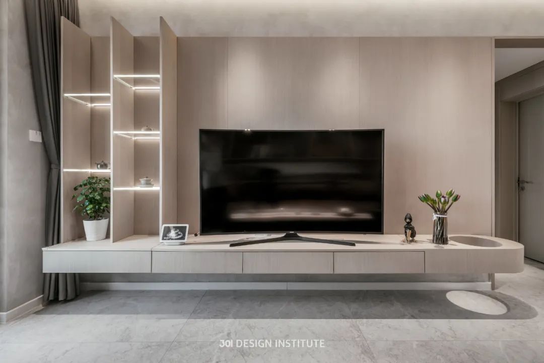 广州骏景花园现代简约茶室家居设计丨中国广州-19