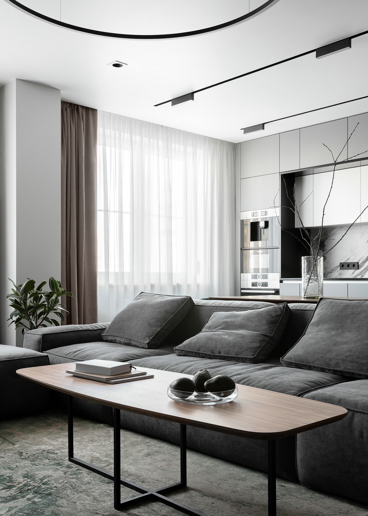 高级灰色系公寓设计-4