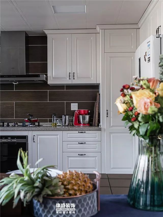 康盛装饰┃180㎡美式复古私宅·一步一景的视觉盛宴-104