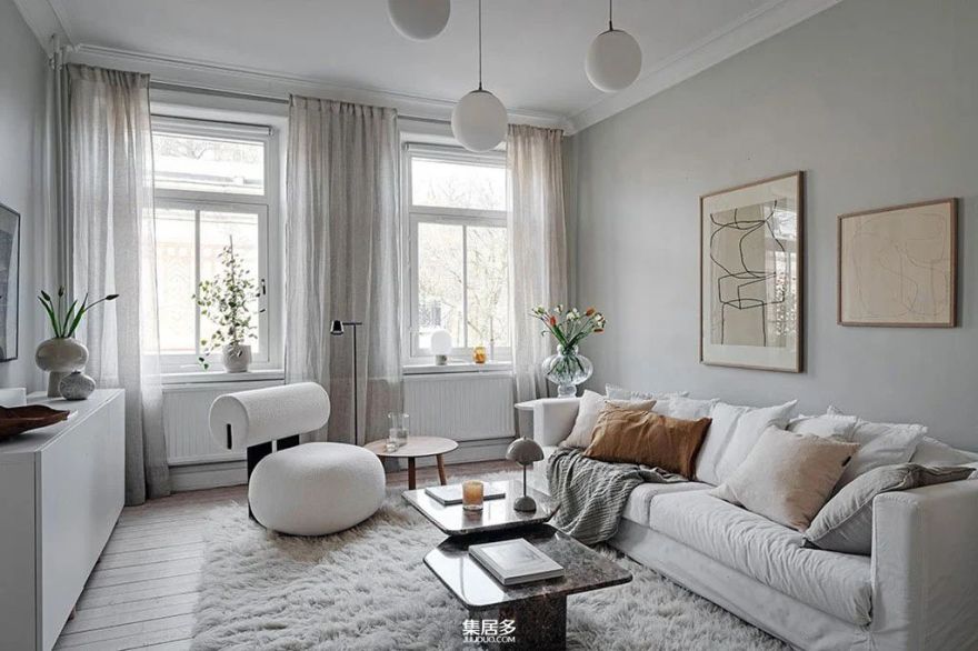 斯堪的纳维亚小型公寓丨瑞典丨JIJUDUO-6