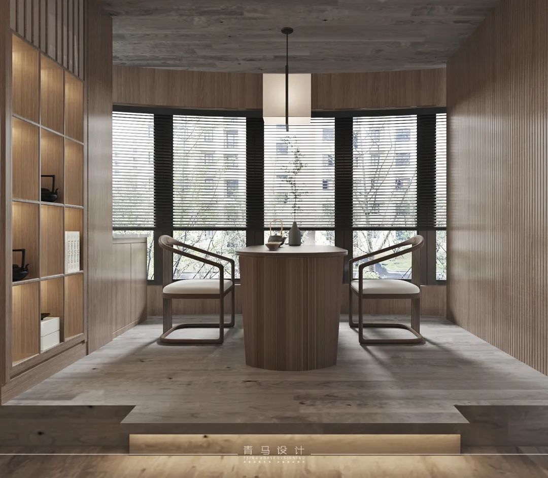 锦园新世纪平层现代简约空间设计丨青马别墅空间设计-49