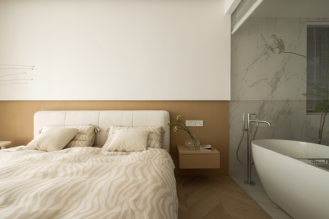 杭州奶油原木风私宅丨中国杭州丨辰佑设计-22