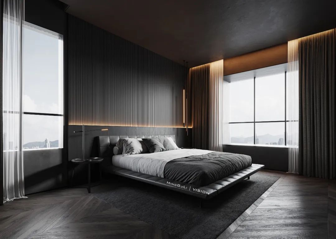 极简黑白灰家装-31