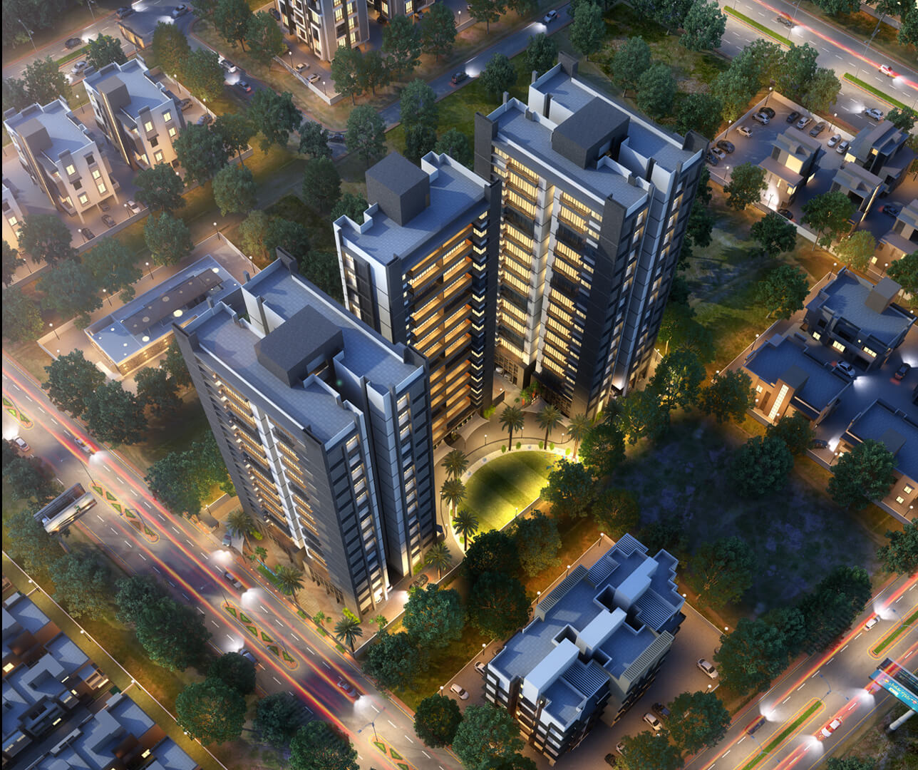 3D 建筑设计师打造的多功能商业空间-37