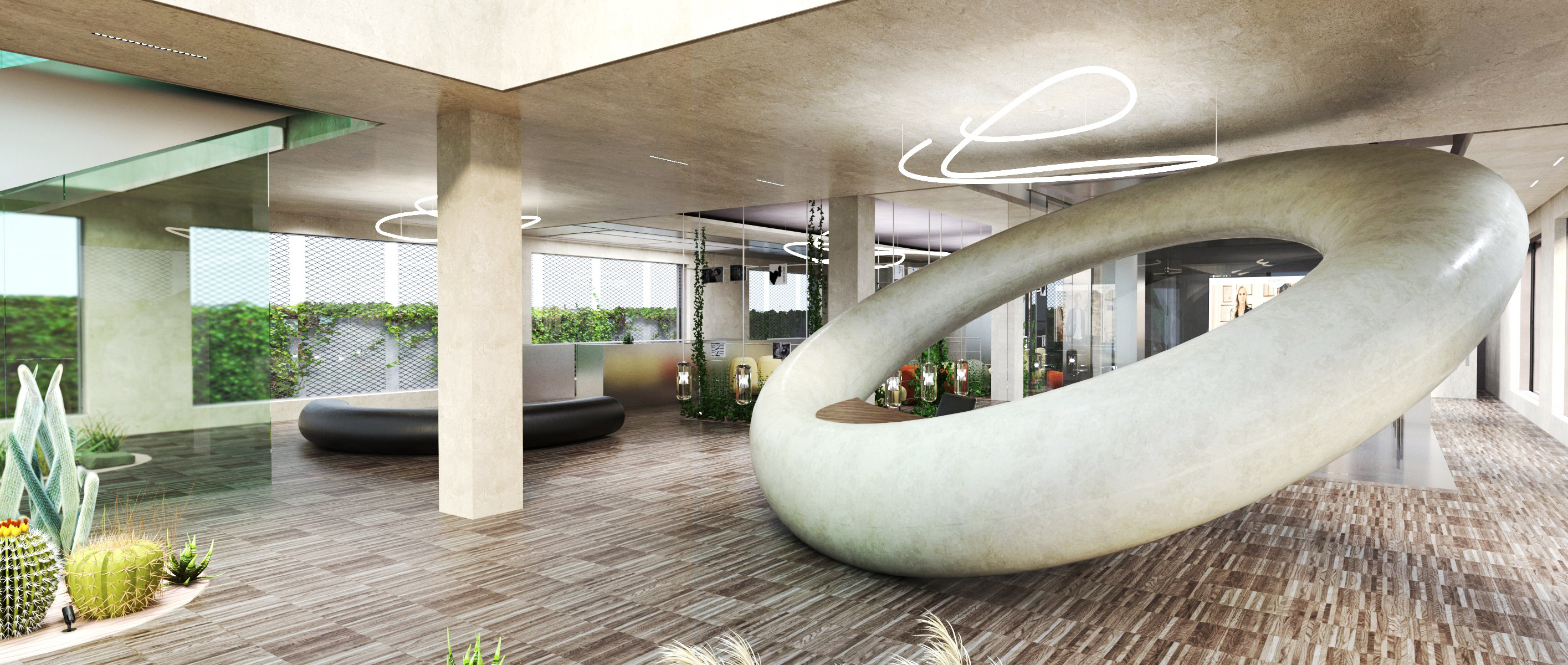 绿色生态的时尚工厂总部-6