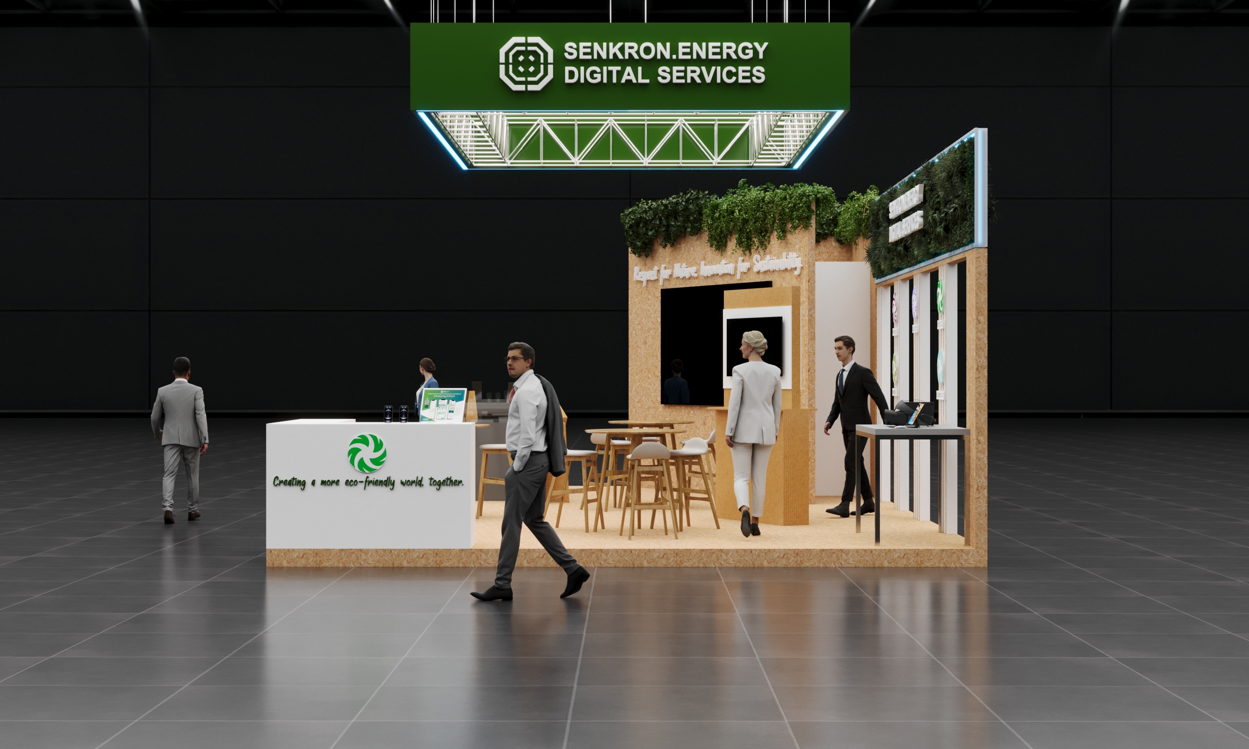 Senkron Energy 数字服务展位设计丨Begum Seckin-19