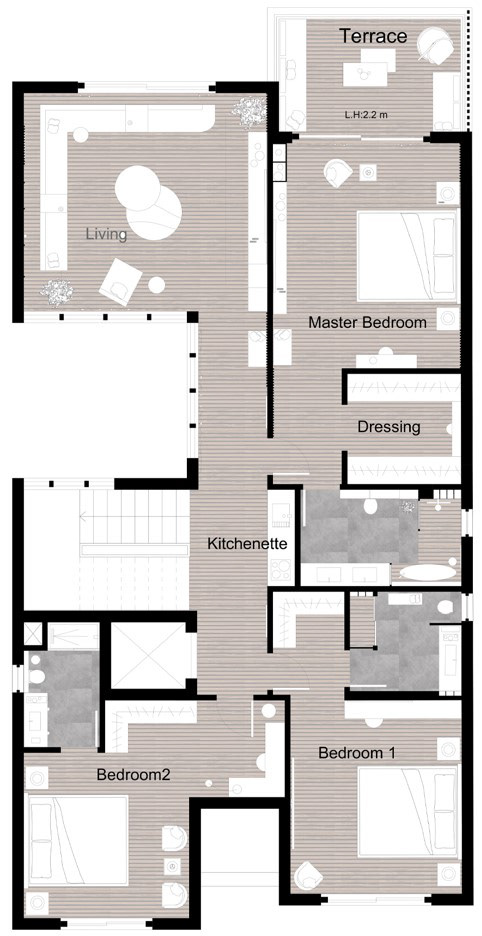 豪华住宅室内设计丨阿联酋迪拜-8