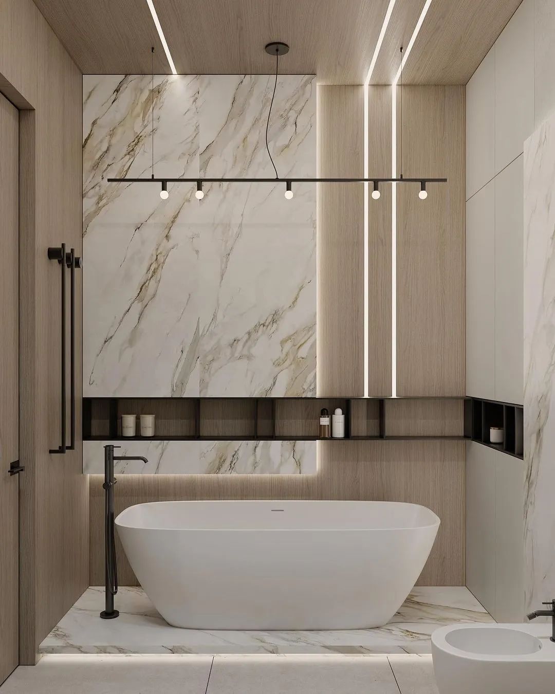 奶油色调的现代空间设计丨俄罗斯圣彼得堡丨DE&DE Studio-25