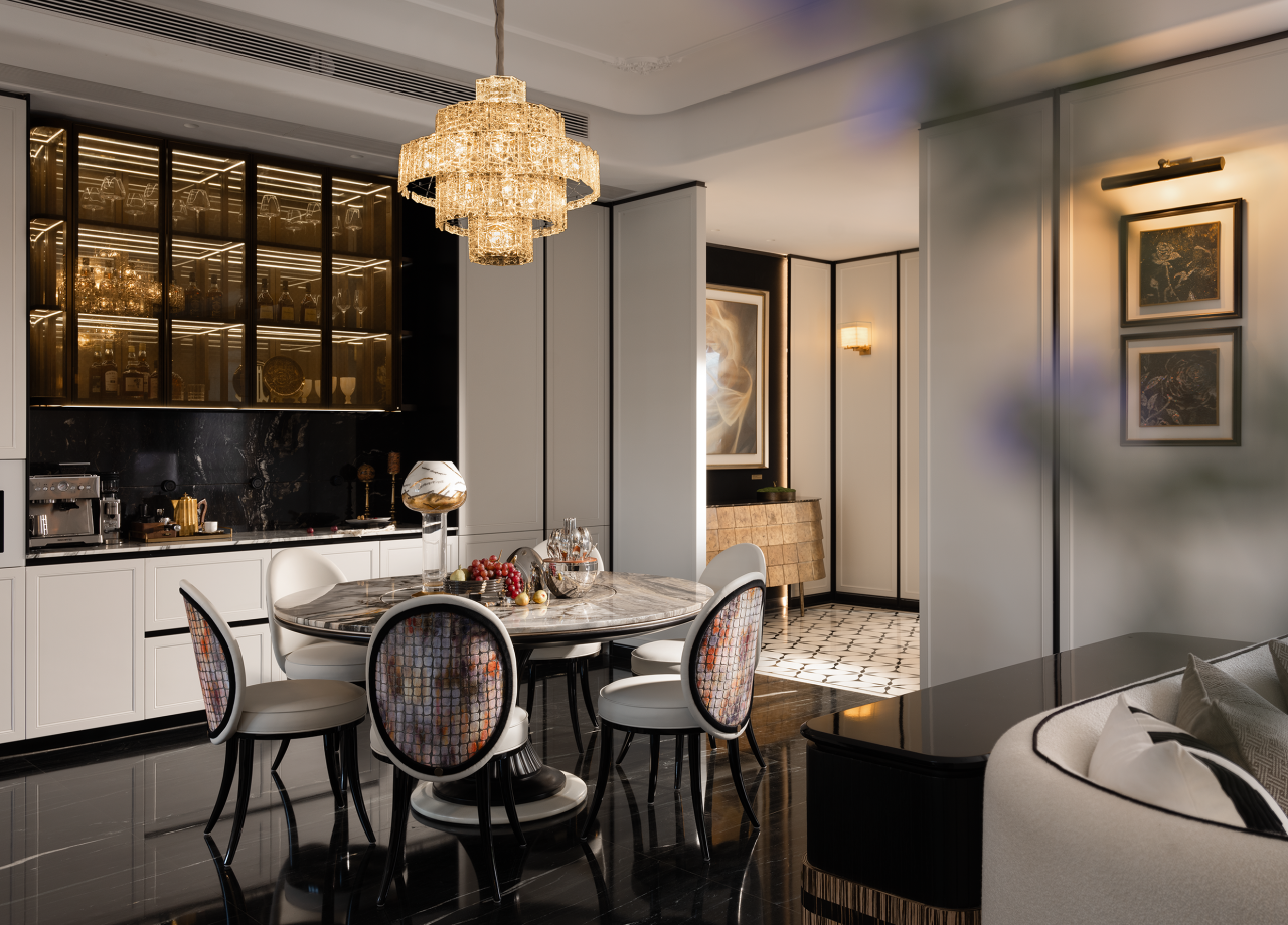 绿城·云栖玫瑰园480㎡样板房丨中国嘉兴丨硬装LYZD李益中设计,软装SIA室内空间设计-12