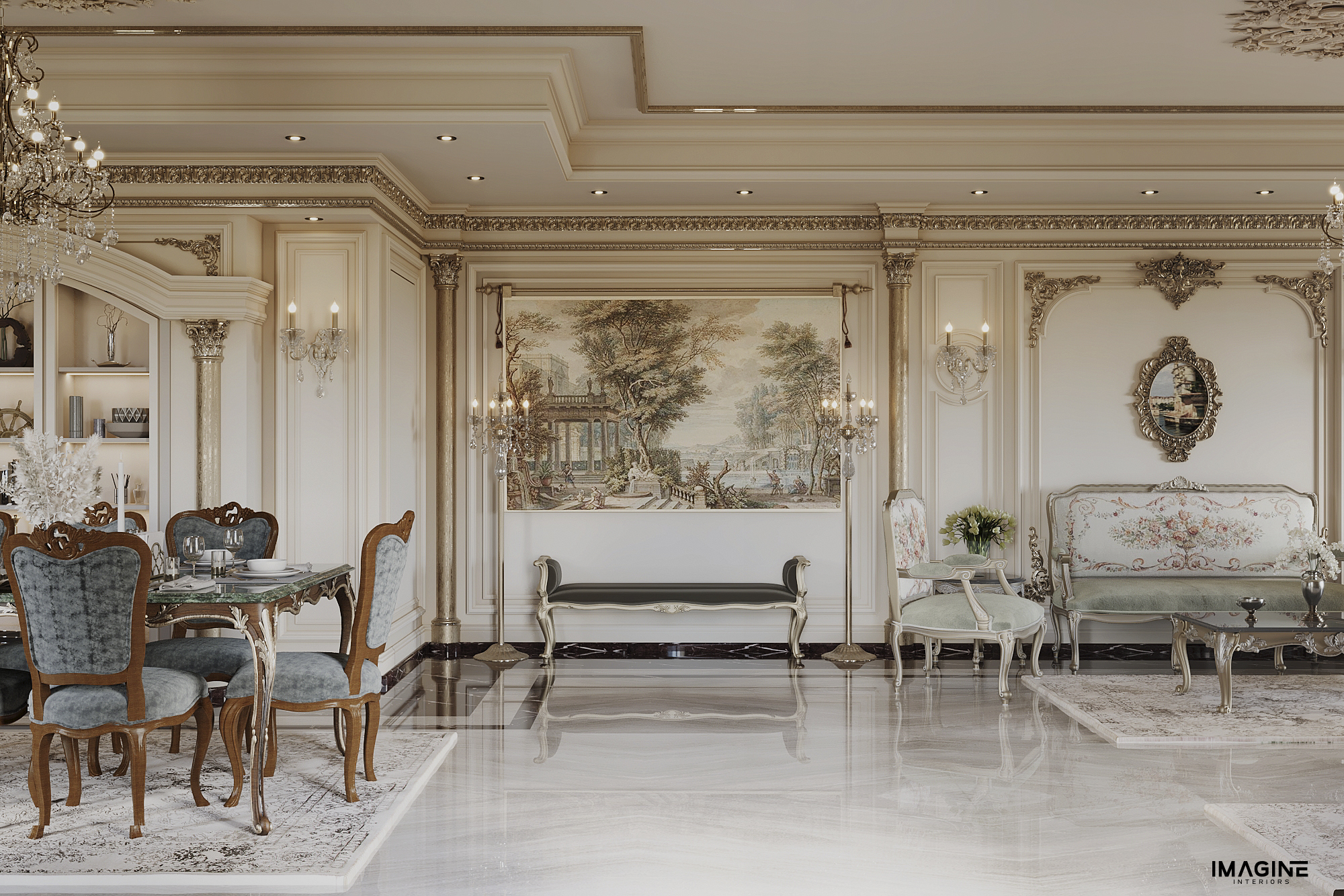 经典接待丨Egypt丨Imagine Interiors-11