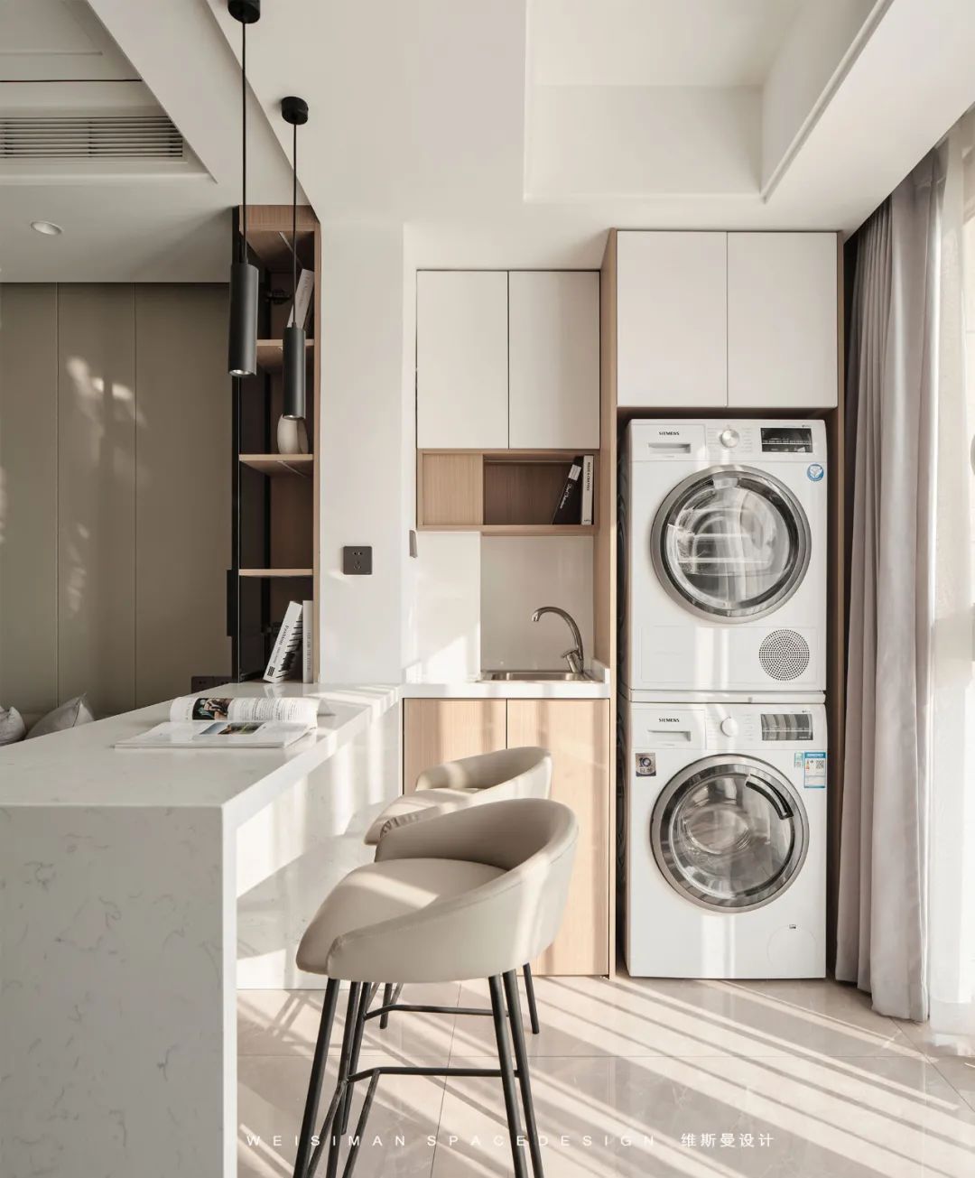 奶油色调的温柔私宅丨苏州维斯曼全案设计-28