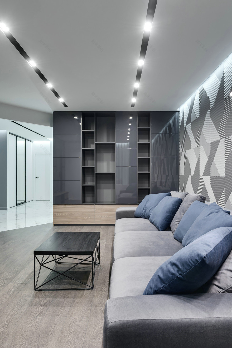 简约冷色系设计-14