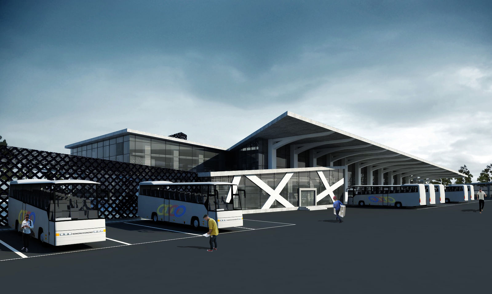 Coach station design（永川长途汽车站设计）丨中国重庆丨Bonan Zhu-19