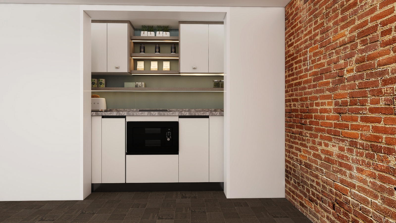 现代小型厨房设计-9