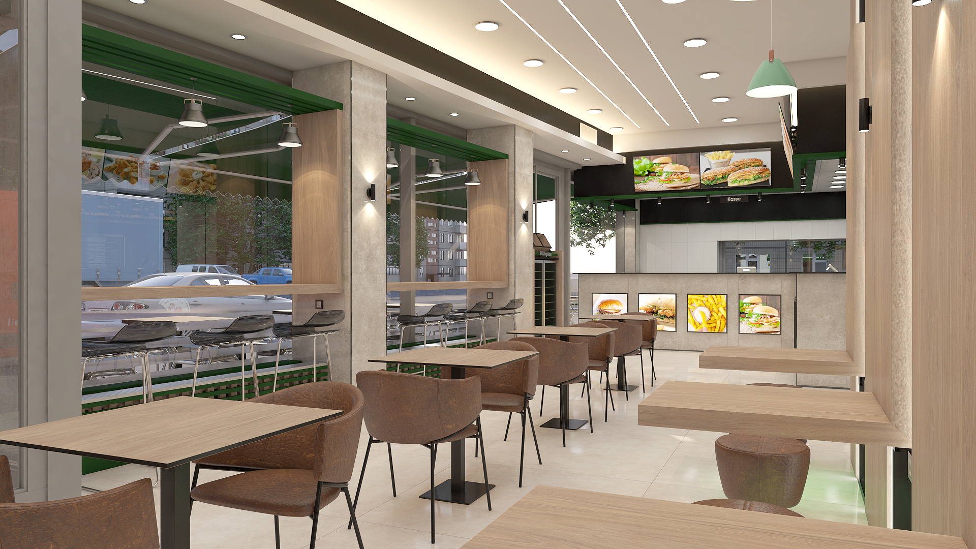 Humbaba Chicken House Berlin - Interior Design 3D-5