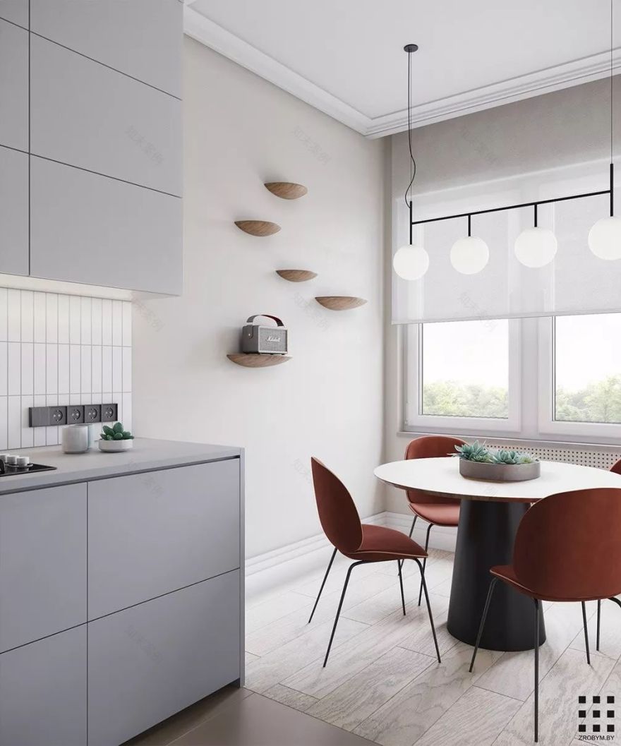 极简北欧风公寓设计,空间元素增添艺术风味-14