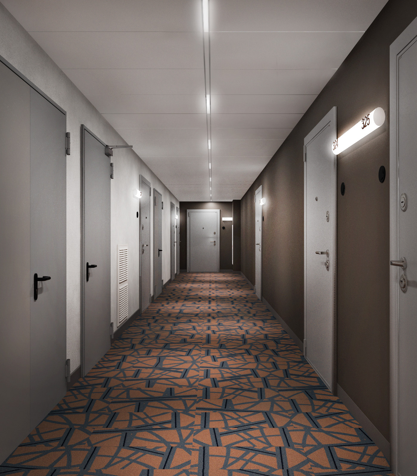 酒店大堂设计丨RedLine 设计工作室-21