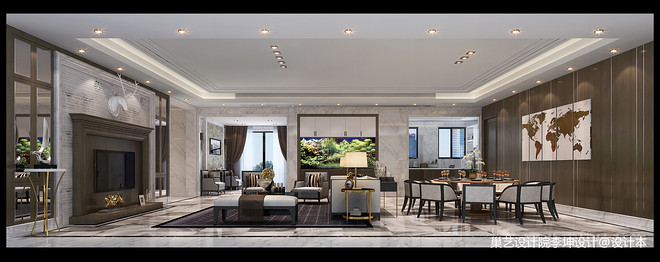 300万元复式400平米装修案例-7