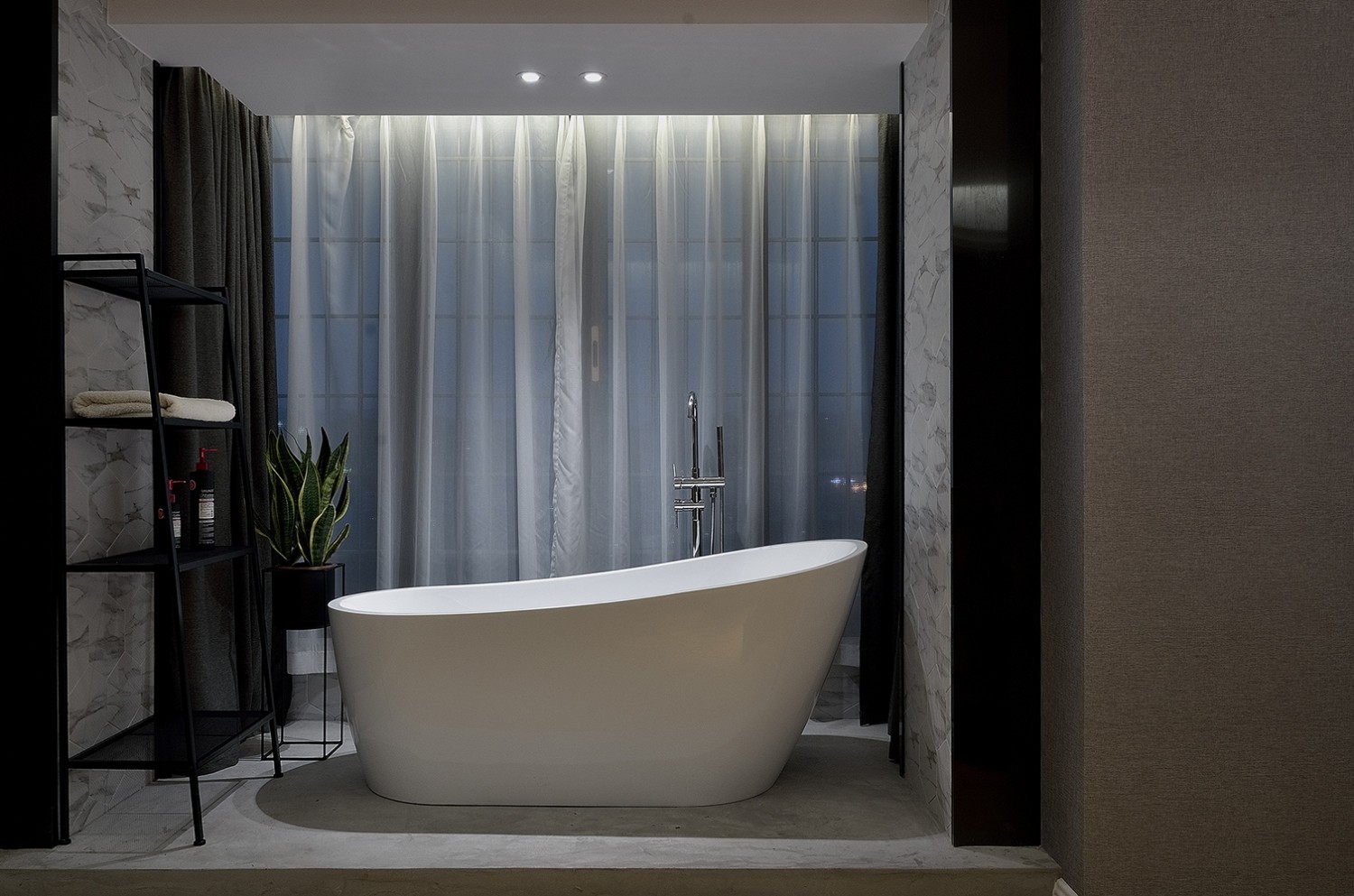 涵西商圈静谧栖居·莆田复式空间住宅设计-15