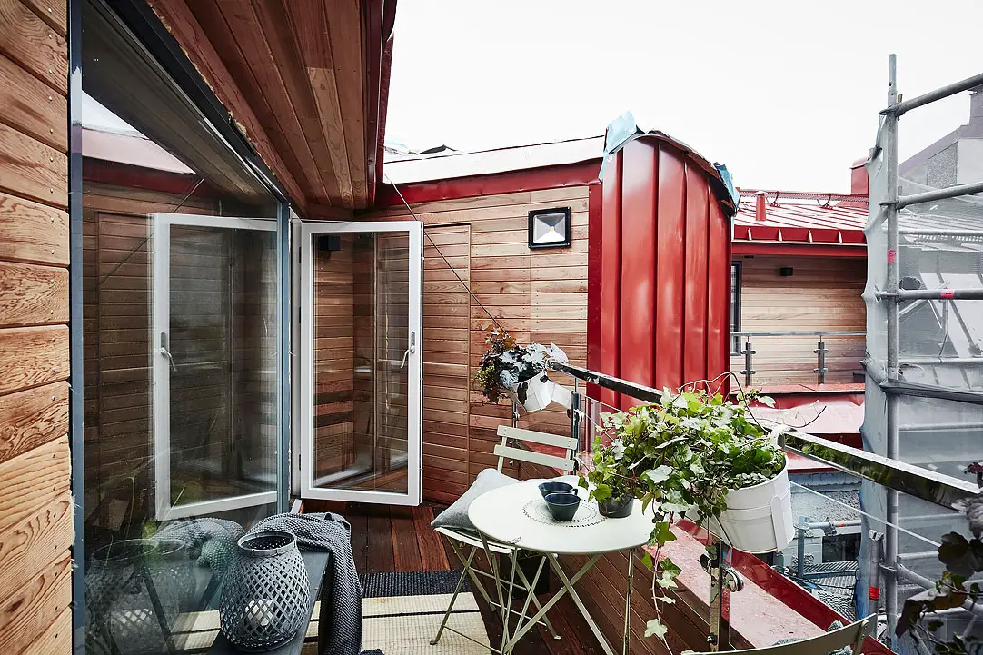 34 平米瑞典公寓，长条形空间妙手回春-27