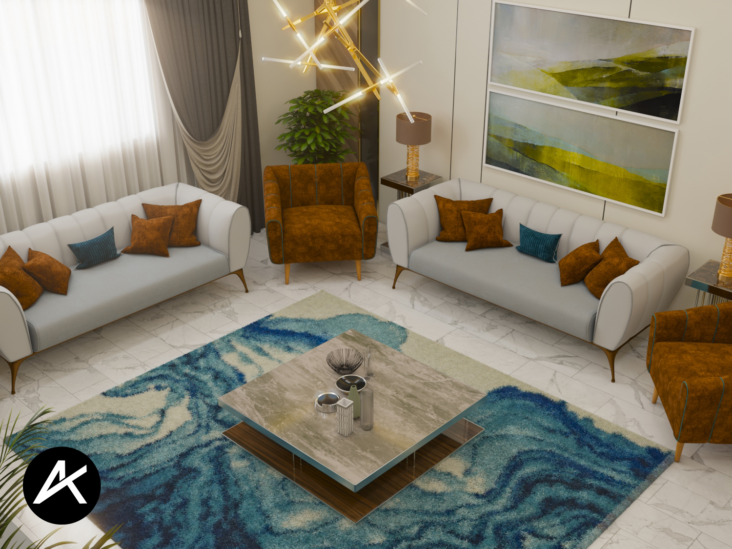 Family room interior design-1