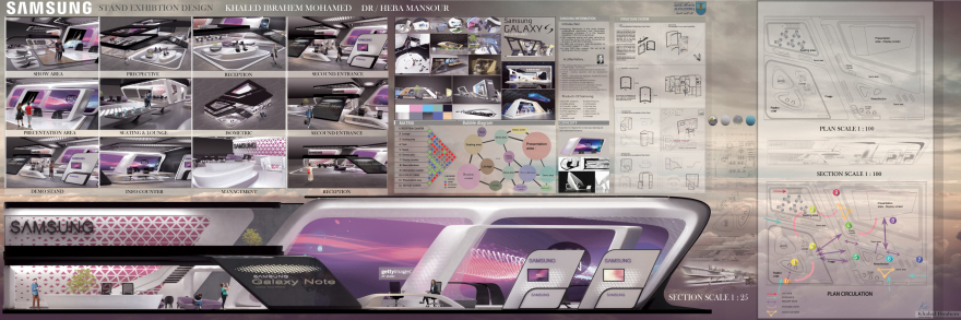 三星展览展台设计丨KHALED IBRAHEIM-7