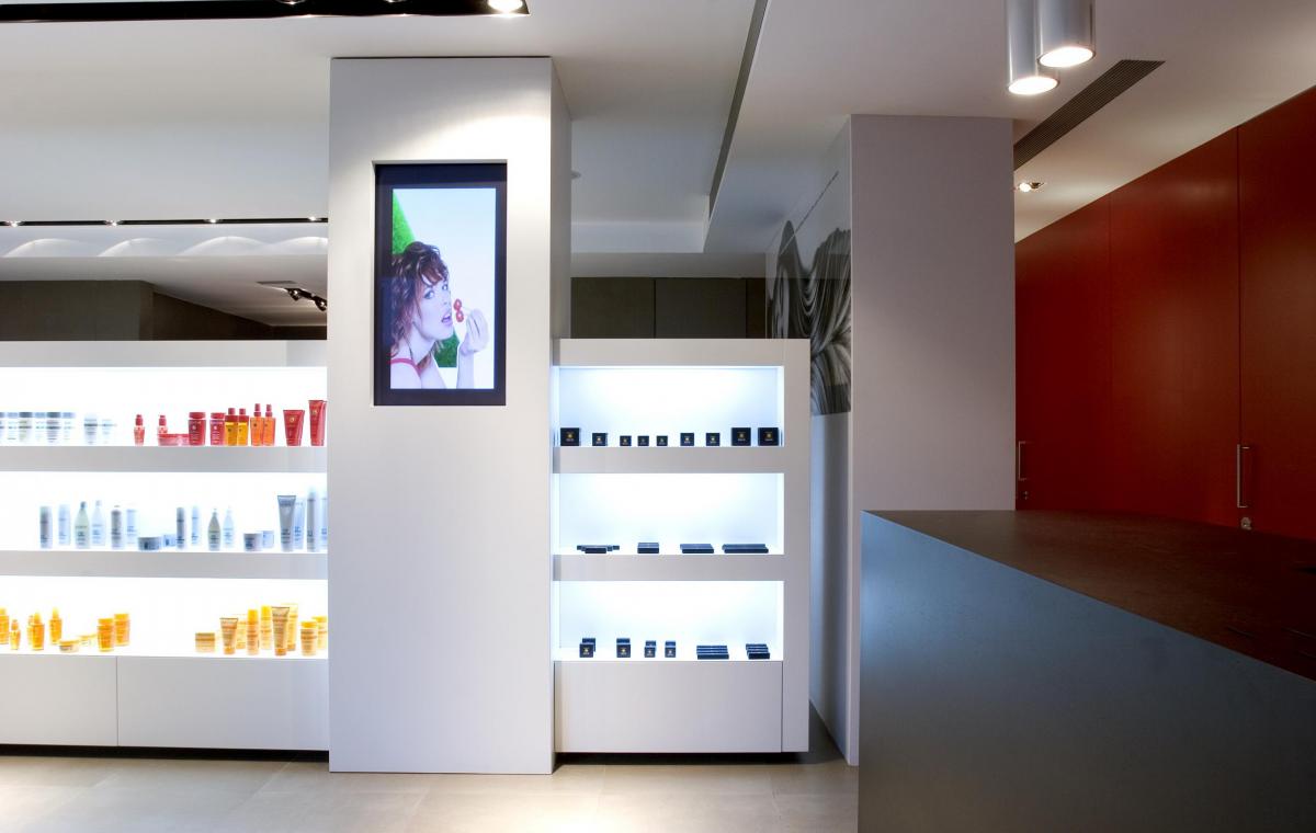 Peluquería Compagnia de la Bellezza | vilablanch. Estudio de arquitectura interior situado en Barcelona. Proyectos de restauración, llave en mano y para promotoras-7