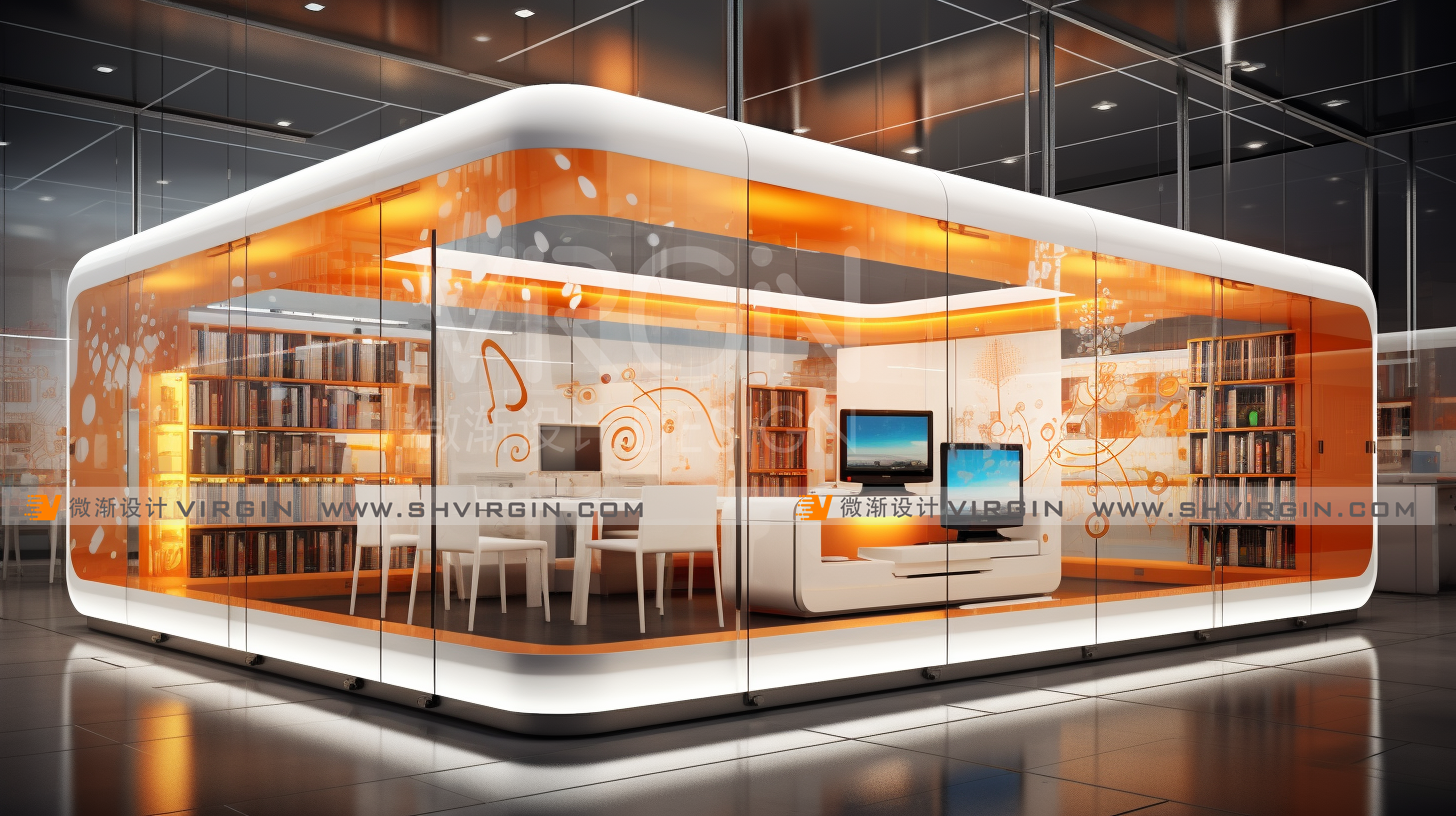 智能图书室|装备式自习室|装备式图书展-2