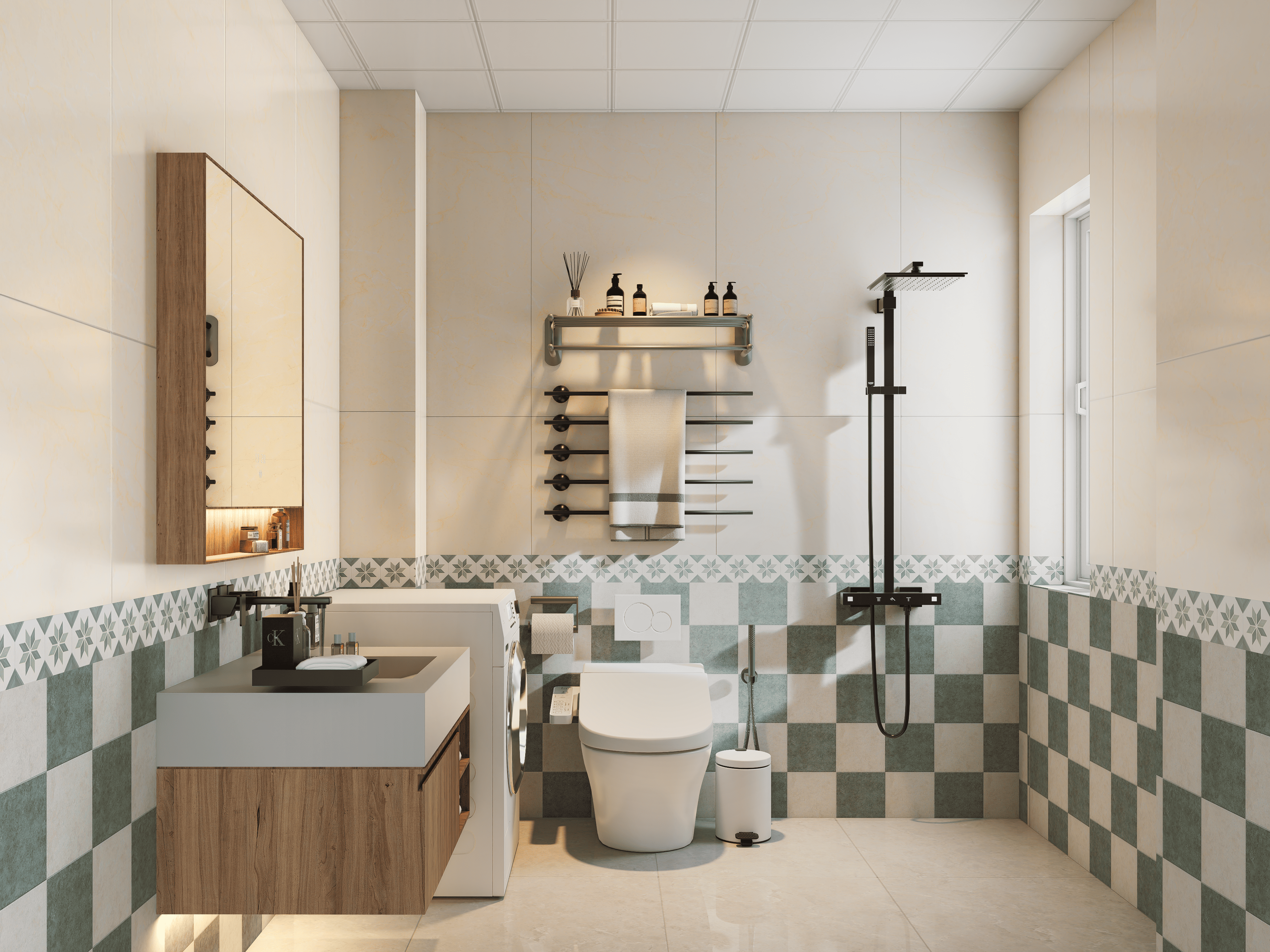 135㎡轻法式室内设计-13