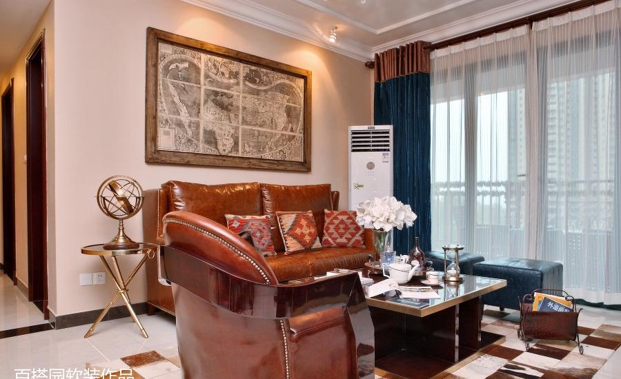 百搭园装饰丨样板间丨海口恒大外滩：航海旅行 设计为生活代言-0