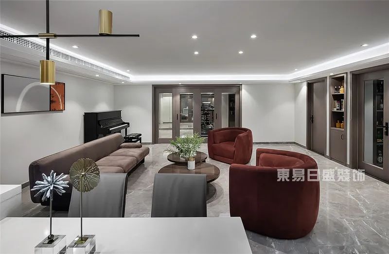 500㎡美式风实拍，瞳孔里开出烟灰色的花朵-22