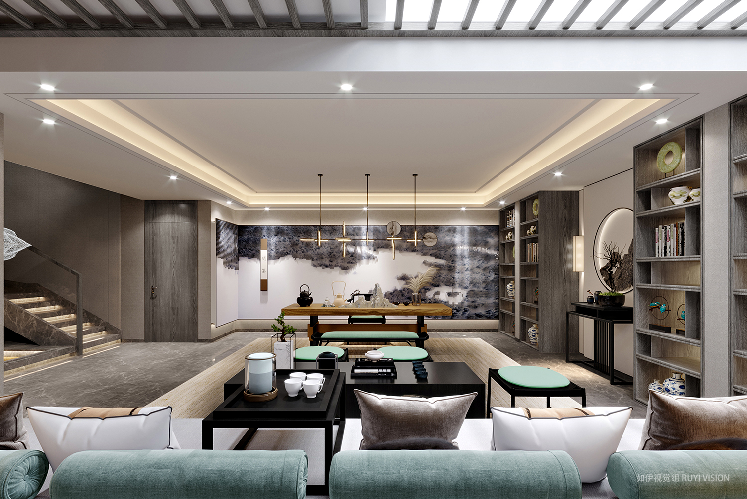 现代家装设计典范 | 如伊视觉呈现商业娱乐空间艺术-16