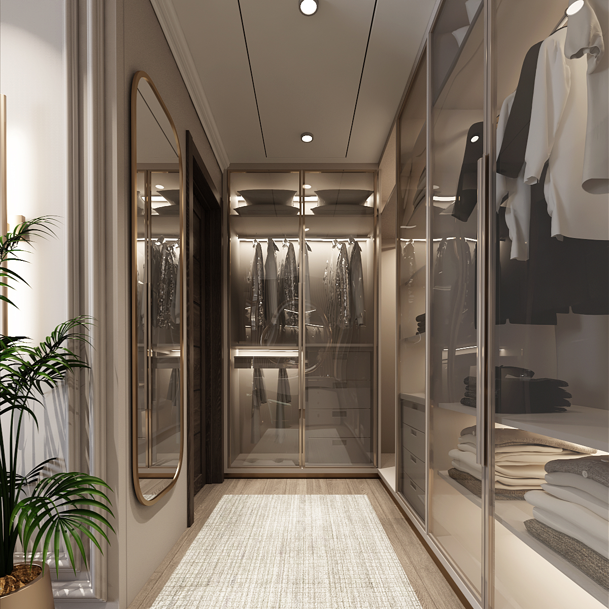 Bedroom with window seat-5