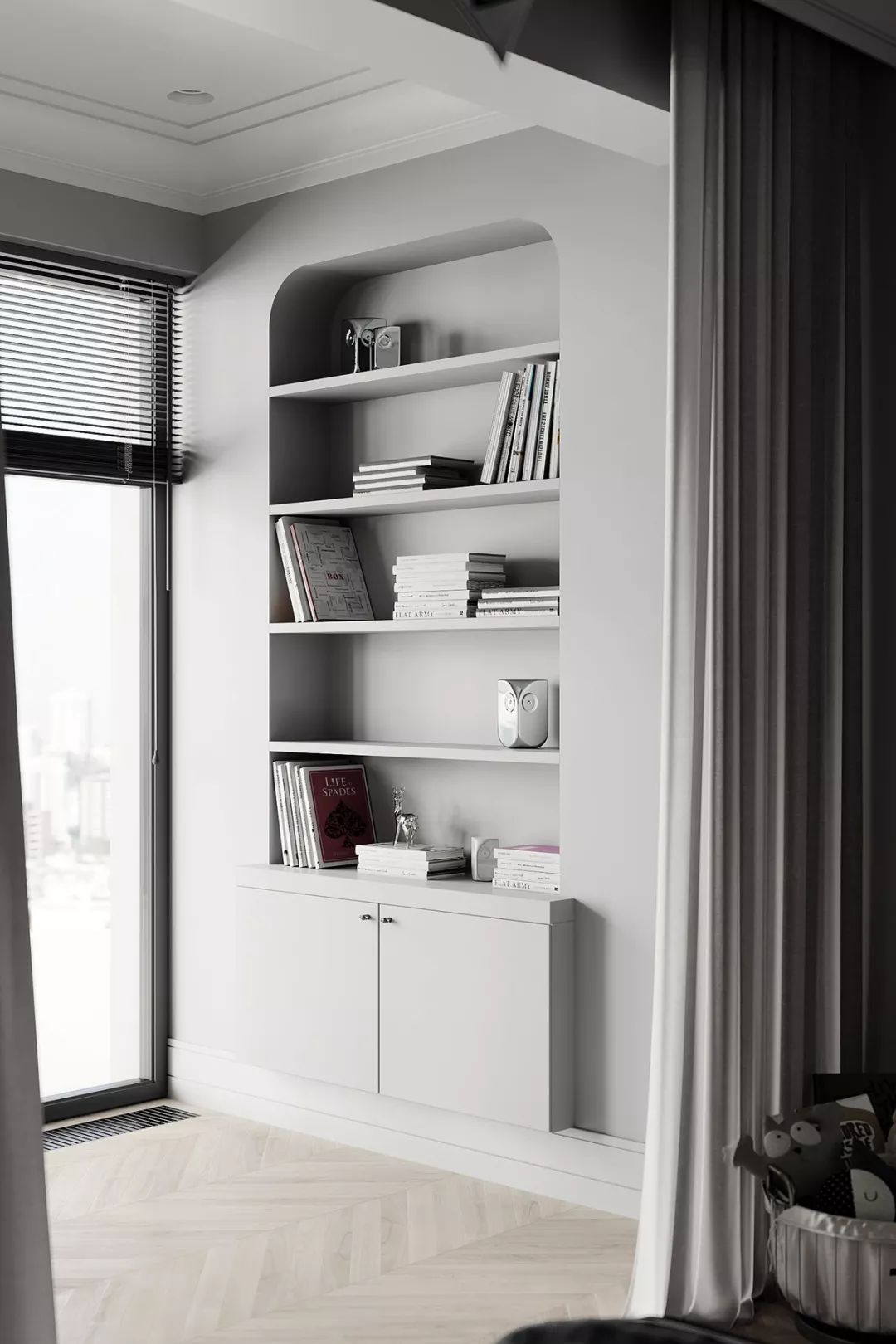 当高级灰遇上护墙板，美出新高度！-170