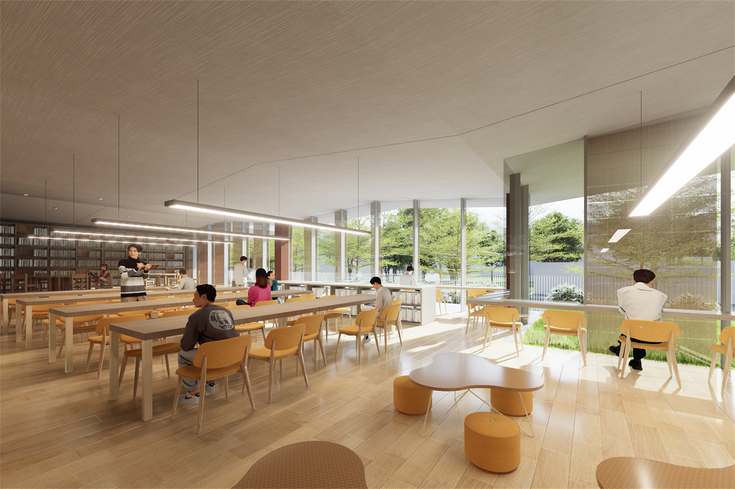 中标方案 | 立体书院：燕罗街道燕川九年一贯制学校新建工程 / 深大建筑设计院-拾陌工作室-21