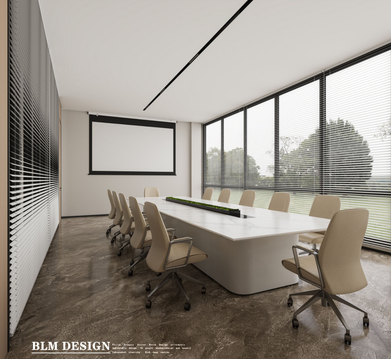 白龙马售楼处效果图制作-9