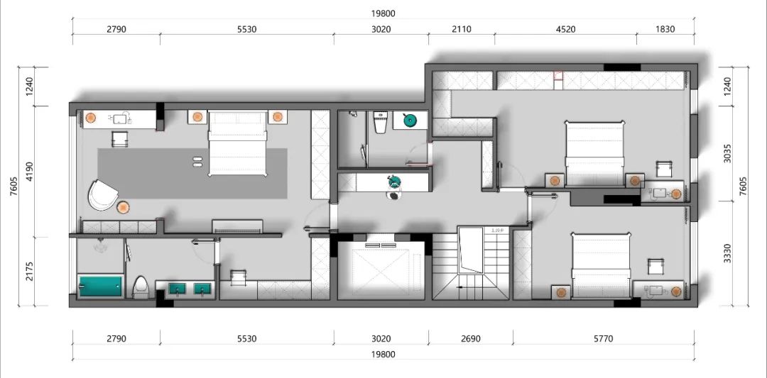 金科太阳海岸 450m²现代极简联排丨中国重庆丨陈晓亚,徐发章-41