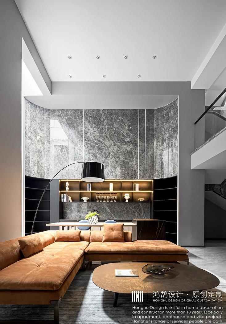 极简美学 · 350㎡底复空间的精致改造-9