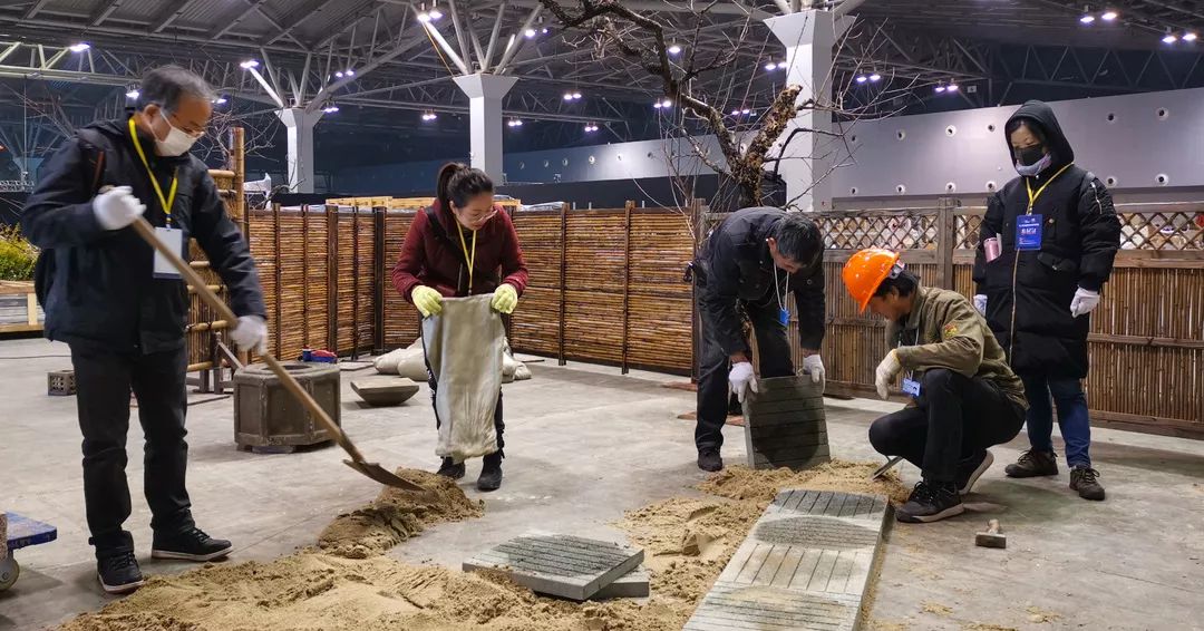 草月流世博馆庭院搭建记 | 全情投入展新貌-9