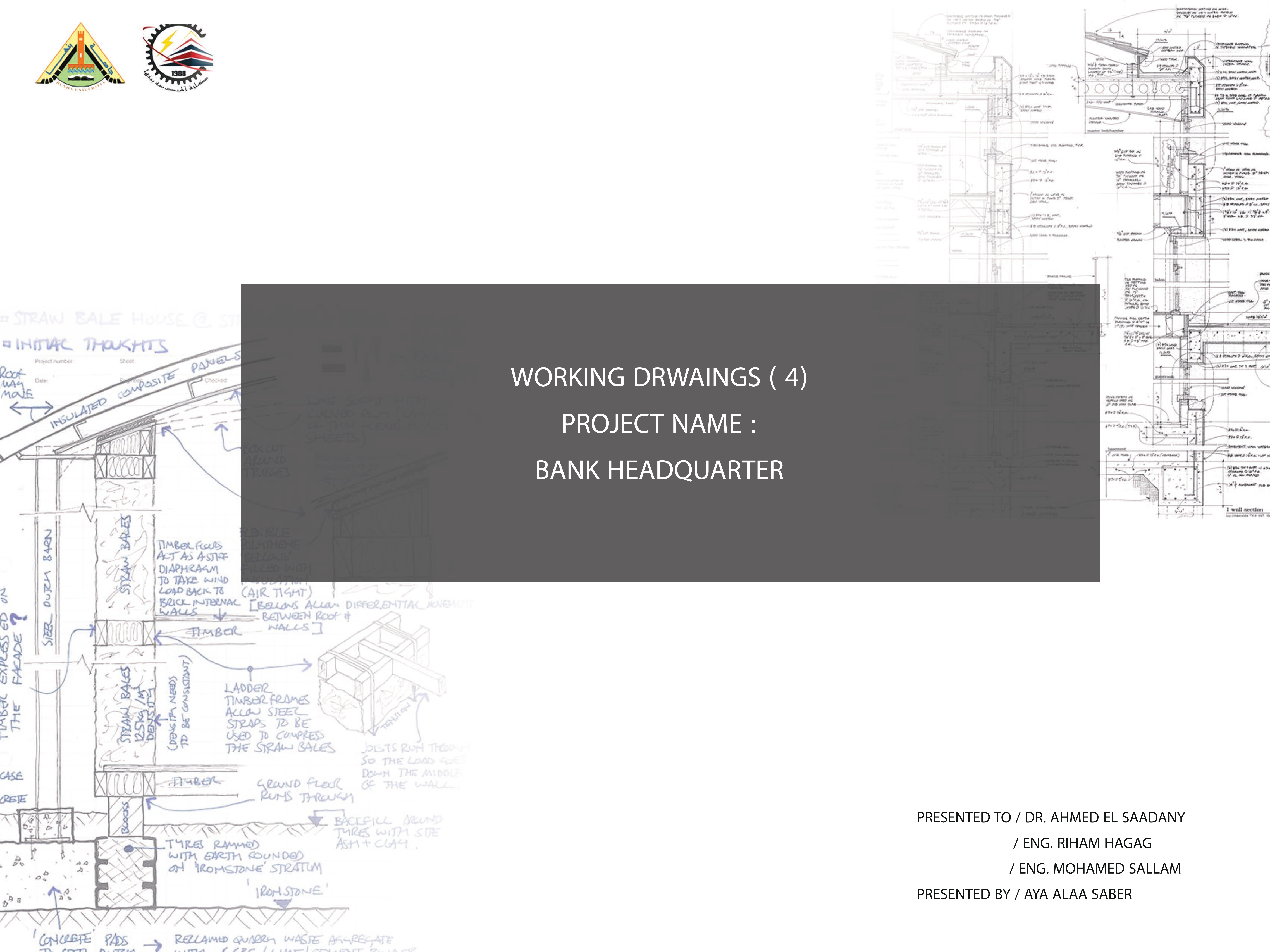 Bank Headquarter - working drawing-0