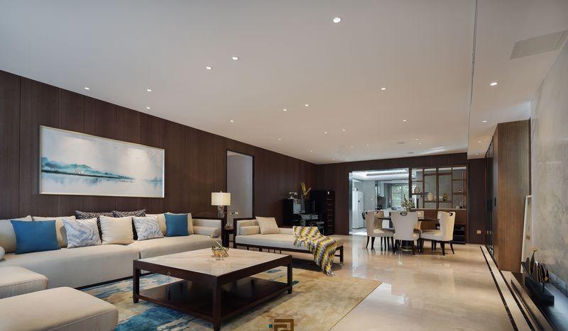 禅意栖居——深圳三湘海尚花园310平现代东方禅意住宅设计-22