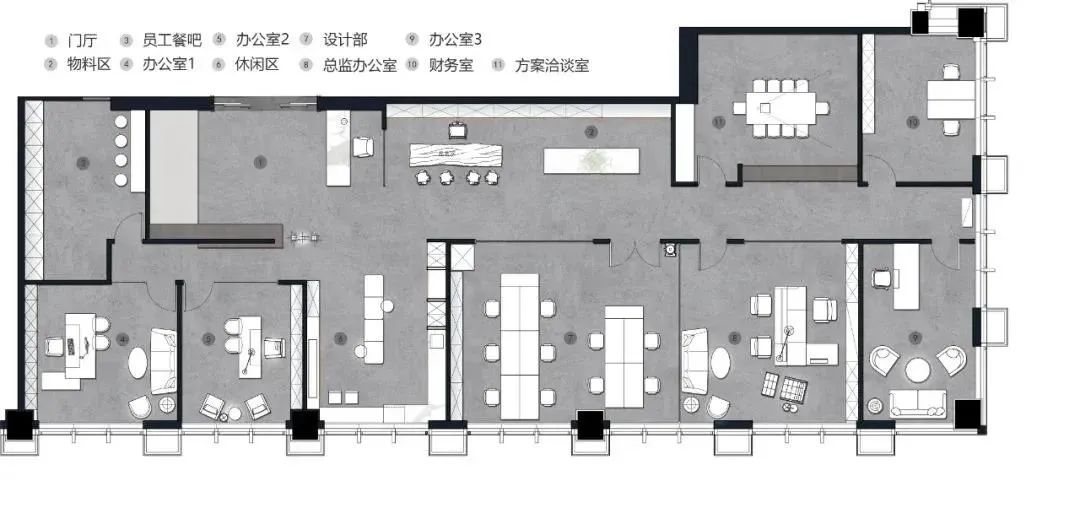 递平方空间设计事务所苏州总部 | 几何秩序美学的办公空间-95