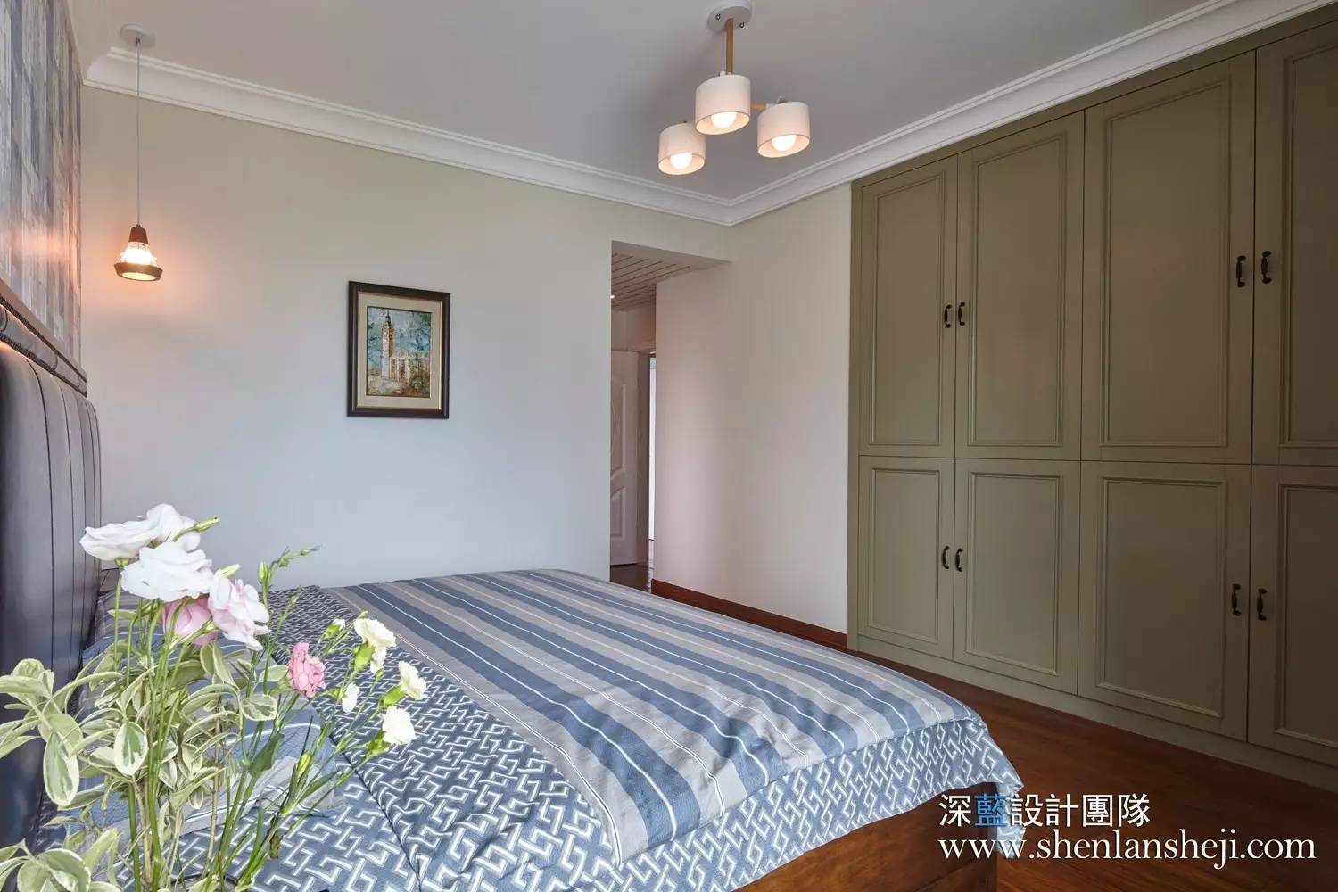 夏日抹茶——120㎡简约美式小清新-58