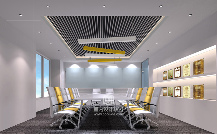 蜂巢科技办公空间设计-咖咖睿库-6