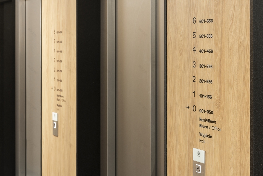 Resi4Rent 大楼导视系统与环境图形设计丨波兰克拉科夫丨blank studio,wayfinding studio-35